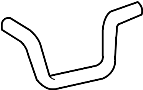 Image of Brake Vacuum Hose image for your 1988 TOYOTA 4RUNNER LOW DECK,PICKUP, STANDARD-TURBO