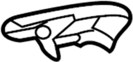 Image of Roof Rack Cover (Rear, Upper) image for your 2015 TOYOTA TACOMA