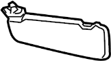 View Sun Visor (Left) Full-Sized Product Image 1 of 2