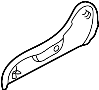 Image of Seat Track Cover (Front) image for your 2003 Toyota Tacoma 2.4L A/T RWD DLX Standard Cab Pickup Fleetside 
