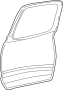 Image of Door Outer Panel (Rear) image for your 2013 TOYOTA TACOMA