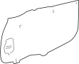 Image of Door Access Cover (Front) image for your 2021 Toyota Avalon   