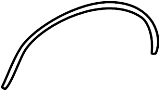 Image of Flare pad. PAD, BODY OUTSIDE MO. PAD, MOULDING. image for your 2011 TOYOTA TACOMA
