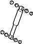 View Suspension Shock Absorber (Rear) Full-Sized Product Image