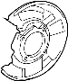 View Brake Dust Shield Full-Sized Product Image 1 of 5