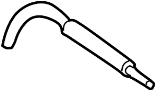 View Engine Coolant Reservoir Hose Full-Sized Product Image 1 of 1