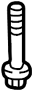 View Engine Cradle Bolt (Front, Rear) Full-Sized Product Image