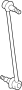 Image of Link. Stabilizer. (Front). Suspension Stabilizer. image for your 1998 TOYOTA CAMRY