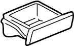 Image of Instrument Panel Ashtray (Front) image for your 1998 Toyota Tacoma  DLX Extended Cab Pickup Fleetside 