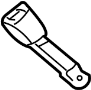 Image of Seat Belt Receptacle (Rear) image for your 2009 Toyota Corolla   