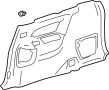 View Interior Quarter Panel Trim Panel Full-Sized Product Image 1 of 1