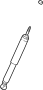 Image of Suspension Shock Absorber (Rear) image for your 2003 Toyota Sienna   