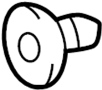 Image of Tail. Lamp. Retainer. Nut. CLIP. A solid metal or plastic. image for your Toyota Sienna  
