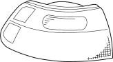 Image of Tail Light Assembly (Rear) image for your Toyota Sienna  