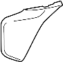 Image of Cover Extension. Extension, Bumper. (Front) image for your 2009 Toyota Tacoma 2.7L M/T 4WD Base Standard Cab Pickup Fleetside 