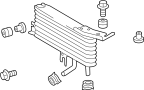 Image of Cooler Assembly, Oil W/H. Transmission Cooler. image for your 2020 TOYOTA C-HR