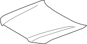 Image of Hood Panel image for your 2007 Toyota Tacoma 2.7L A/T 4WD Base Standard Cab Pickup Fleetside 