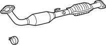 Image of Catalytic Converter (Front) image for your Toyota Tacoma  