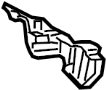 Image of Heat shield. INSULATOR, DASH PANE. image for your TOYOTA TUNDRA