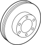 View Disc Brake Rotor (Front) Full-Sized Product Image