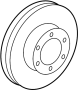 View Disc Brake Rotor (Front) Full-Sized Product Image