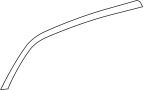 Image of Drip molding. MOULDING, ROOF DRIP. image for your 2006 Toyota Tacoma  Base Extended Cab Pickup Fleetside 