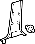 Image of Center Pillar trim. Garnish, Center Pillar. (Lower) image for your 2007 TOYOTA TACOMA