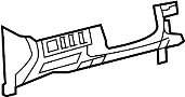 Image of Instrument Panel Knee Bolster (Lower) image for your 2022 TOYOTA TUNDRA