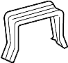 Image of Bracket, Console Box. Console mount Bracket. (Rear) image for your 2009 TOYOTA TACOMA