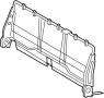 Image of Seat Back Frame. Spring, Seat. (Front) image for your 2011 TOYOTA TACOMA Base Crew Cab Pickup Fleetside 2.7L 4WD