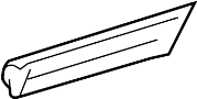 Image of Belt Weatherstrip. Weatherstrip, Door. (Front) image for your 2012 TOYOTA TACOMA