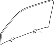 Image of Glass SUB - Assembly, D. Glass, Door. (Front) image for your 2017 Toyota Highlander  Hybrid XLE Sport Utility 
