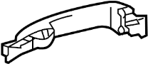 Image of Exterior Door Handle image for your 2012 Toyota Tundra 5.7L i-Force V8 A/T 4WD Platinum Crew Cab Pickup Fleetside 