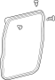 Image of Door Weatherstrip. Weatherstrip, Door. (Rear) image for your 2012 TOYOTA TACOMA