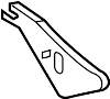 View Bumper Face Bar Reinforcement Beam Bracket (Rear) Full-Sized Product Image