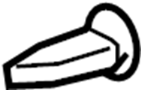 Image of Cover. Clip. Bumper. Retainer. (Upper, Lower). Bumper Cover Grommet. image for your 2003 Toyota Camry   