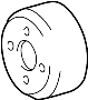 View Engine Water Pump Pulley Full-Sized Product Image