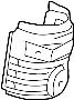 View Shield. Heat. Manifold. (Front, Lower) Full-Sized Product Image
