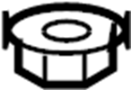 View Nut. (Front, Rear) Full-Sized Product Image
