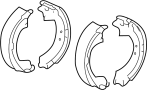 View Drum Brake Shoe (Rear) Full-Sized Product Image