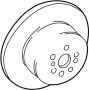 View Disc Brake Rotor (Rear) Full-Sized Product Image