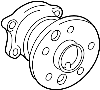 View Wheel Bearing and Hub Assembly (Rear) Full-Sized Product Image