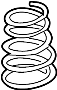 Image of Coil Spring (Rear) image for your 2016 Toyota Avalon   