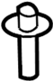 Image of Valance Panel Bolt (Lower) image for your 1987 TOYOTA CELICA