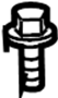View Valance Panel Bolt (Lower) Full-Sized Product Image 1 of 2