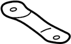 Image of Fender Liner Support Bracket (Front) image for your 1987 TOYOTA CELICA