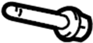 View Exhaust Heat Shield Bolt Full-Sized Product Image 1 of 2
