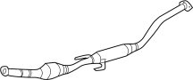 Image of Pipe. Exhaust. (Front). Catalytic Converter. image for your TOYOTA RAV 4 LE