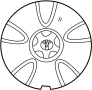 Image of Wheel Cover image for your 2020 Toyota GR Supra   