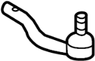View Steering Tie Rod End Full-Sized Product Image 1 of 2